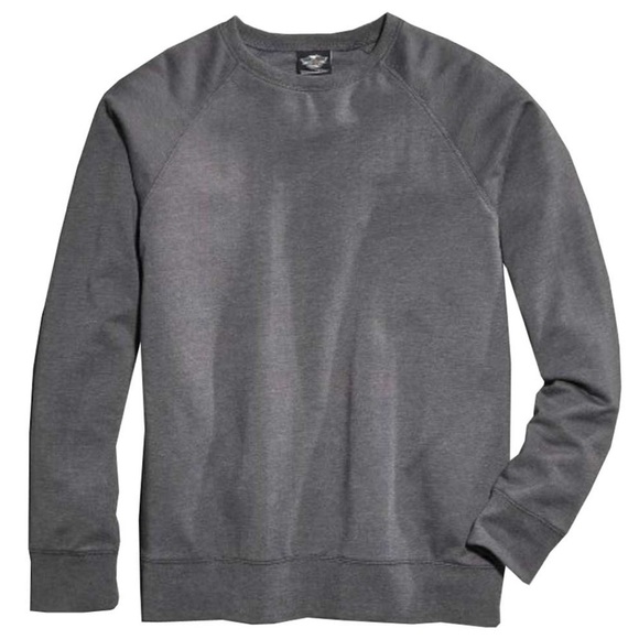 Harley-Davidson Men's Gray Willie G Skull Pullover Fleece Sweatshirt - L - Picture 2 of 8